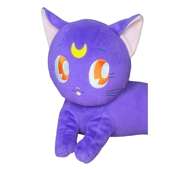 Authentic Sailor Moon Luna Laying Plush 12” - Picture 2 of 5